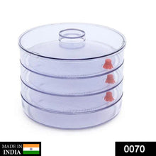 070 Plastic 4 Compartment Sprout Maker, White aashopy