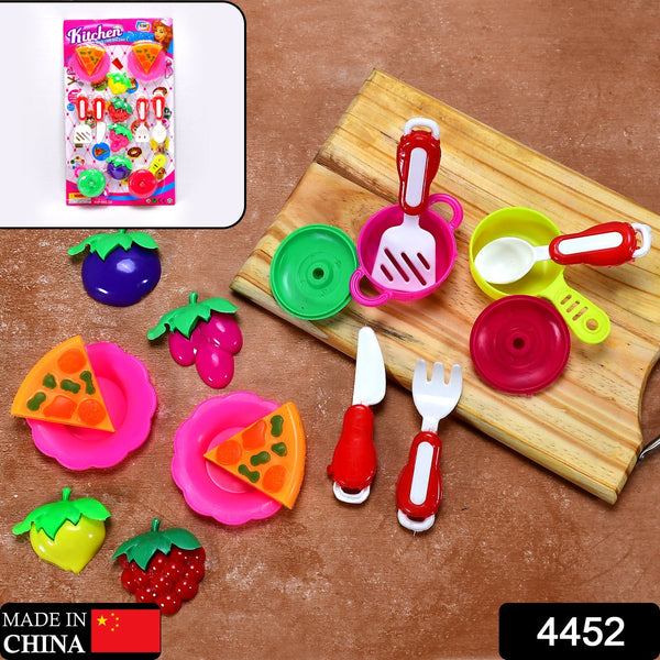 4452 Plastic Kitchen Set Tea Party Kitchen Set Toy for Girls Boys 