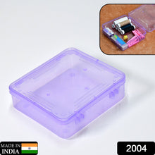 2004 plastic container used for storing things and stuffs and can also be used in any kind of places. 