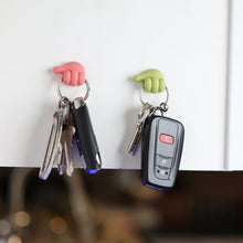 9103 Multifunctional Multi functional Hand Shape Wall Clip Hanger Keys Cable Holder 