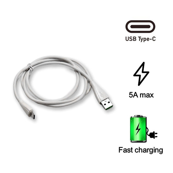 6481 Type C data cable with 2.4Amp Rapid Charging  (1000mm) 