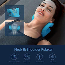 Neck Relaxer | Cervical Pillow for Neck & Shoulder Pain | Chiropractic Acupressure Manual Massage | Medical Grade Material | Recommended by Orthopaedics