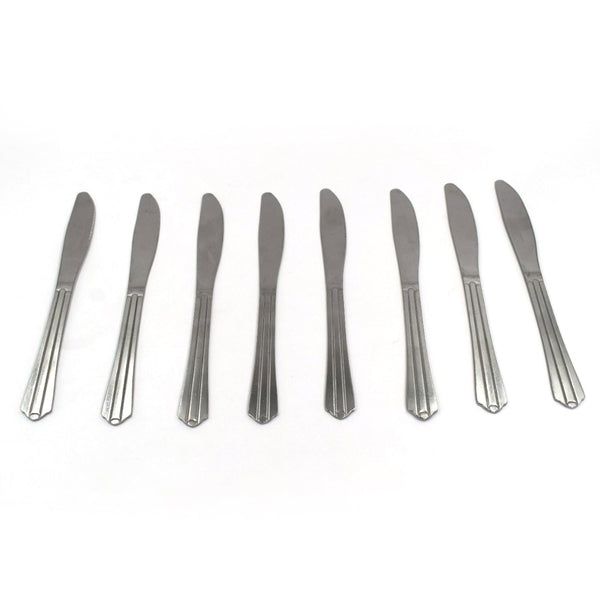 2777 8 Pieces Dinner Knife Cutlery Set Used for Salad sandwich and Portable to be Taken for Outing or Picnic 