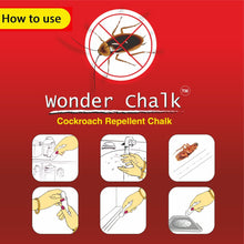 1315 Cockroaches Repellent Chalk Keep Cockroach Away (Pack of 12) 