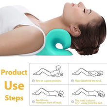 Neck Relaxer | Cervical Pillow for Neck & Shoulder Pain | Chiropractic Acupressure Manual Massage | Medical Grade Material | Recommended by Orthopaedics