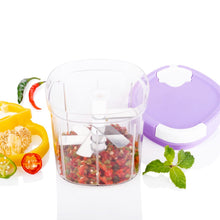 2672 2in1 Handy Chopper And Slicer For Home & kitchen (600ML Capacity) 