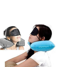 505 -3-in-1 Air Travel Kit with Pillow, Ear Buds & Eye Mask aashopy WITH BZ LOGO