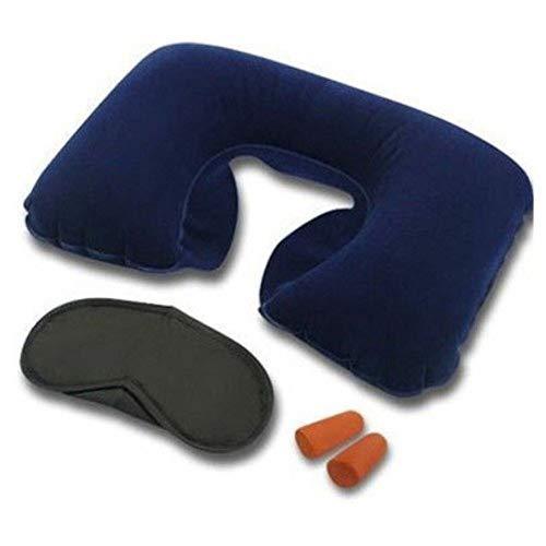 505 -3-in-1 Air Travel Kit with Pillow, Ear Buds & Eye Mask aashopy WITH BZ LOGO