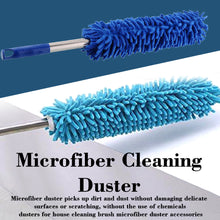 1672 Microfiber Cleaning Duster with Extendable Rod for Home Car Fan Dusting 