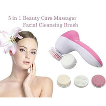 340 -5-in-1 Smoothing Body & Facial Massager (Pink) aashopy