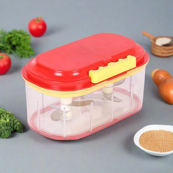 0071 Plastic Vegetable Chopper  (1000 ml) aashopy