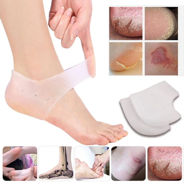 339 Moisturizing Skin Softening Silicone Gel for Dry Cracked Heel Repair (Multicolour) aashopy