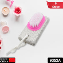 Hand and Foot Brush with pumice stone to Remove Dead Skin & Callus Stone Foot Scrubber Pedicure Brush For Dead Skin