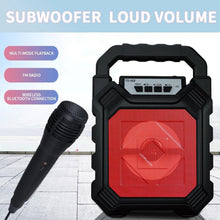 6642 Wireless Bluetooth Portable Boom Box Subwoofer Support Mic Input Outdoor Speaker 5 W Bluetooth Speaker 