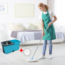 QUICK SPIN MOP PLASTIC SPIN, BUCKET FLOOR CLEANING, EASY WHEELS & BIG BUCKET, FLOOR CLEANING MOP WITH BUCKET