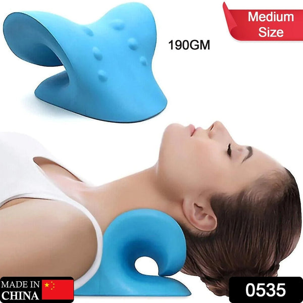 Neck Relaxer | Cervical Pillow for Neck & Shoulder Pain | Chiropractic Acupressure Manual Massage | Medical Grade Material | Recommended by Orthopaedics