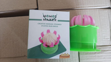 Momos maker Plastic Mold and Filling Spoon Cooking Tools Set Steamed Stuffed Bun Maker and Dumpling Maker for Cooking Delicious